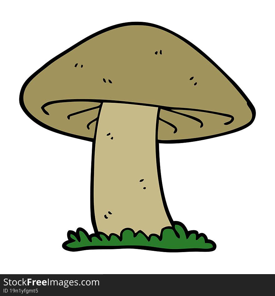 cartoon mushroom