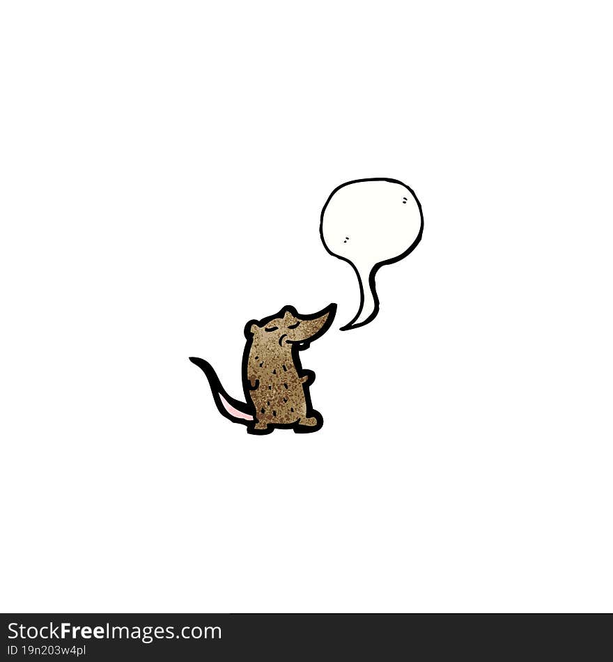 Cute Talking Mouse Cartoon