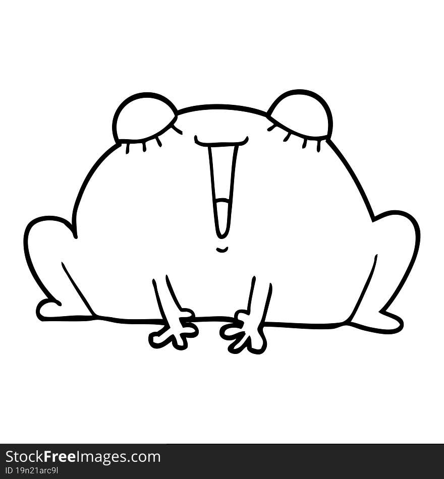 cute cartoon frog