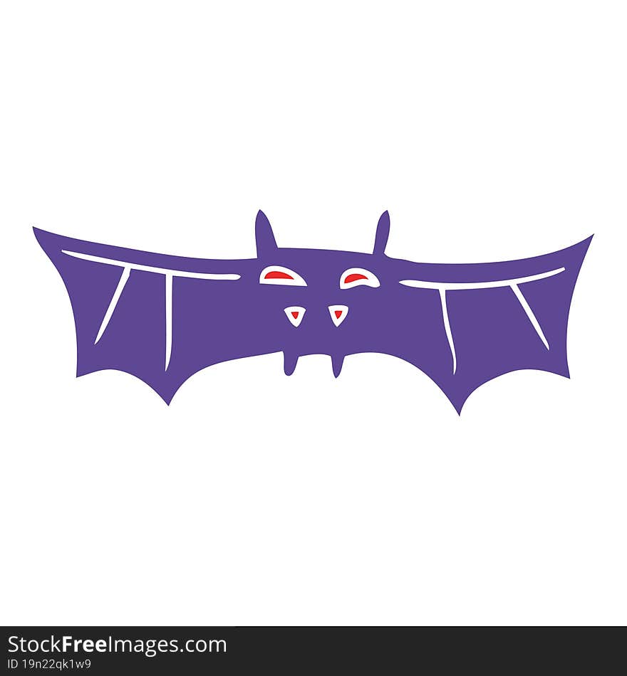 cartoon doodle halloween bat