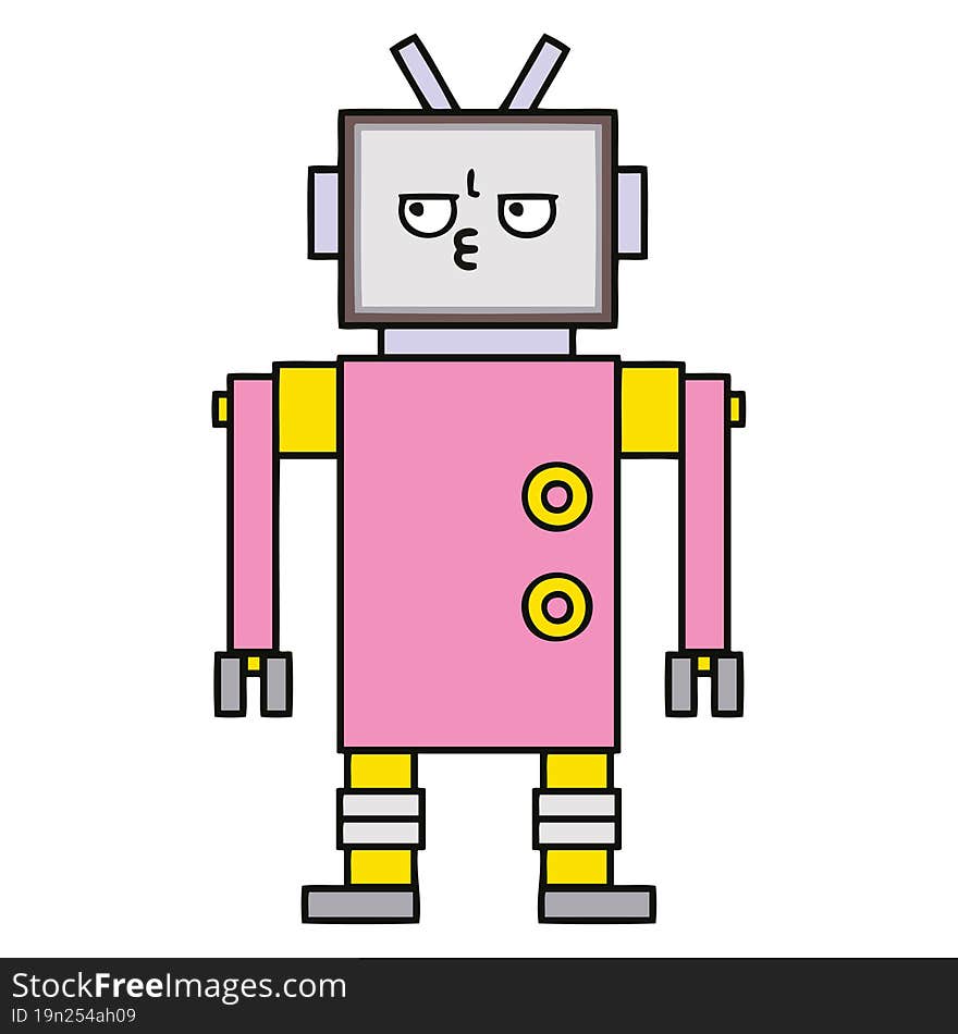 Cute Cartoon Robot