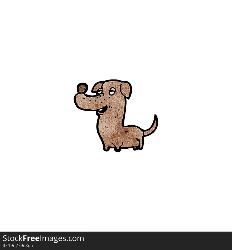 funny little dog cartoon