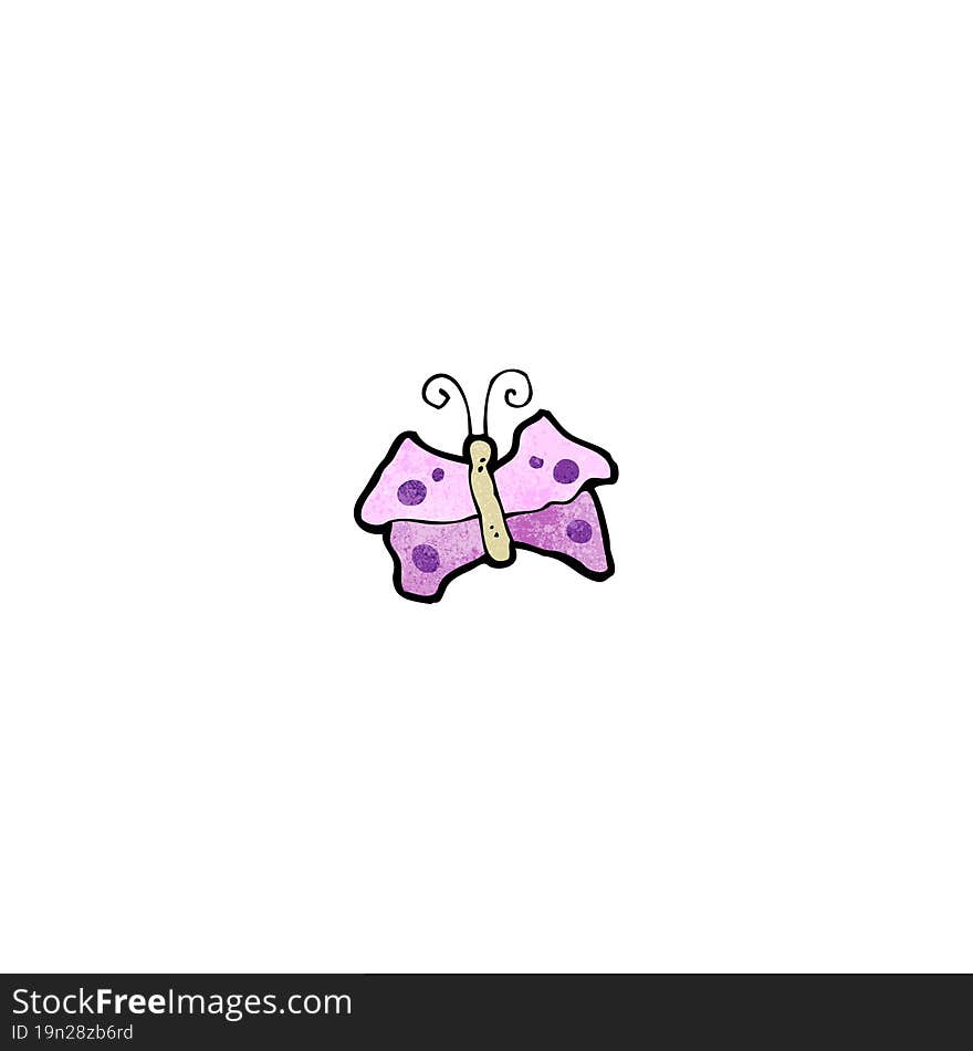 Funny Cartoon Butterfly