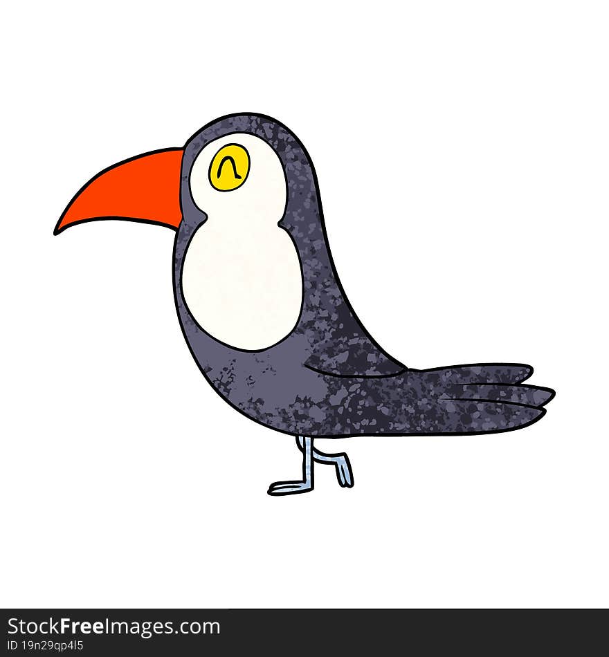 cartoon toucan. cartoon toucan