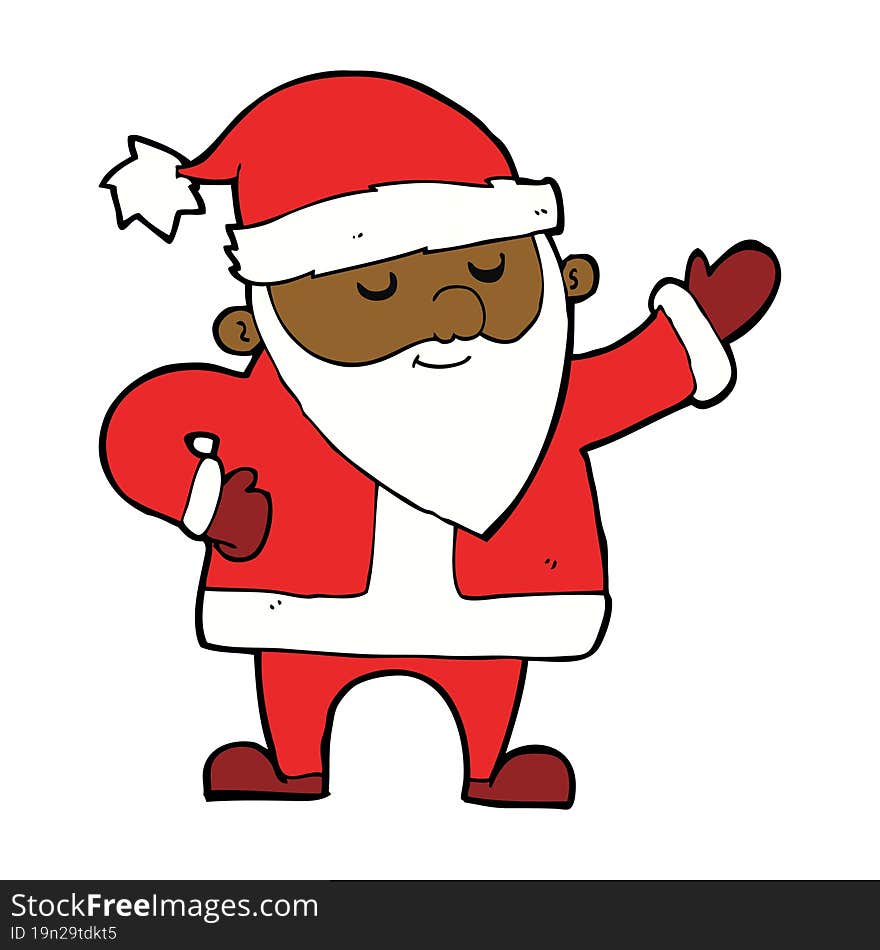 Cartoon Santa Claus