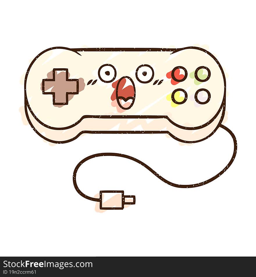 Controller Chalk Drawing