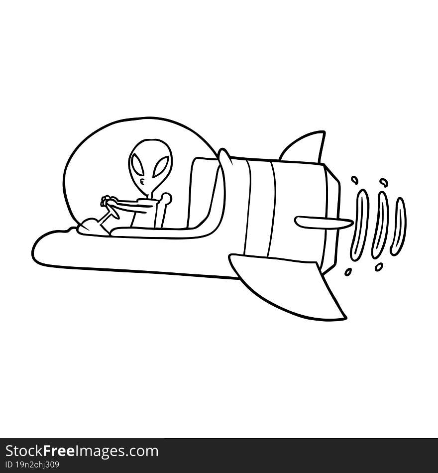 cartoon alien spacecraft. cartoon alien spacecraft