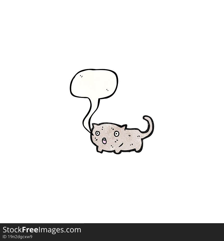 Funny Cartoon Cat