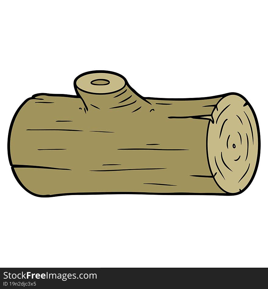 cartoon log. cartoon log