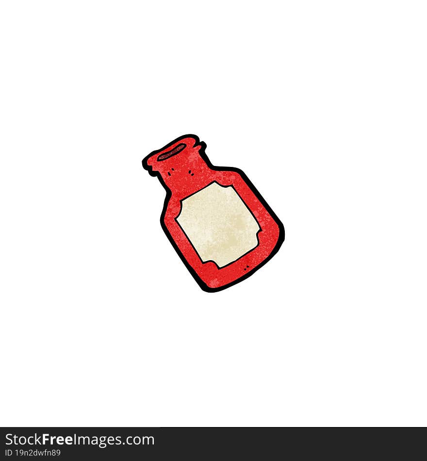 cartoon bottle