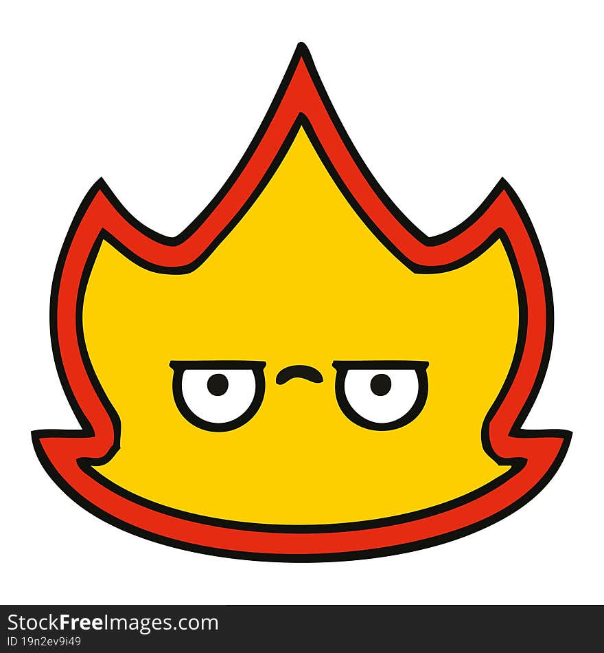 cute cartoon fire