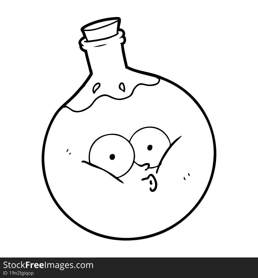 cartoon potion. cartoon potion