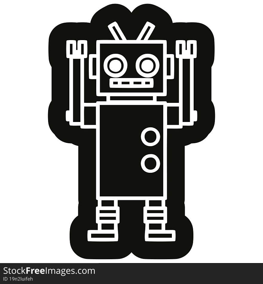 Dancing Robot Icon