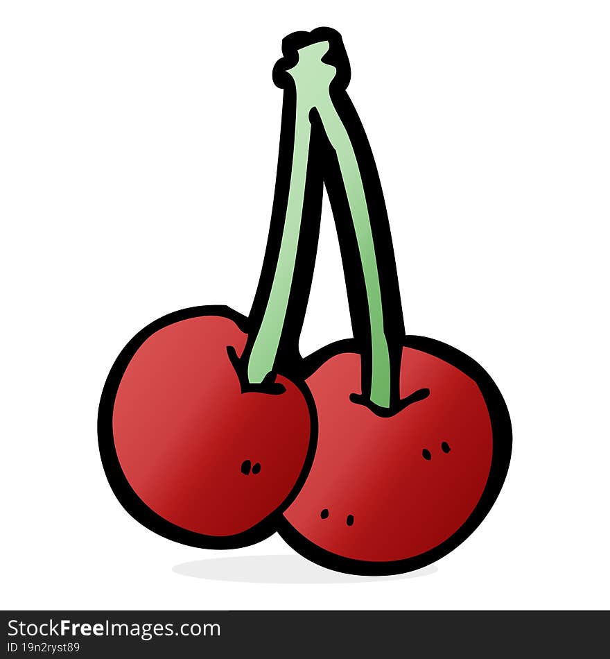 cartoon cherries