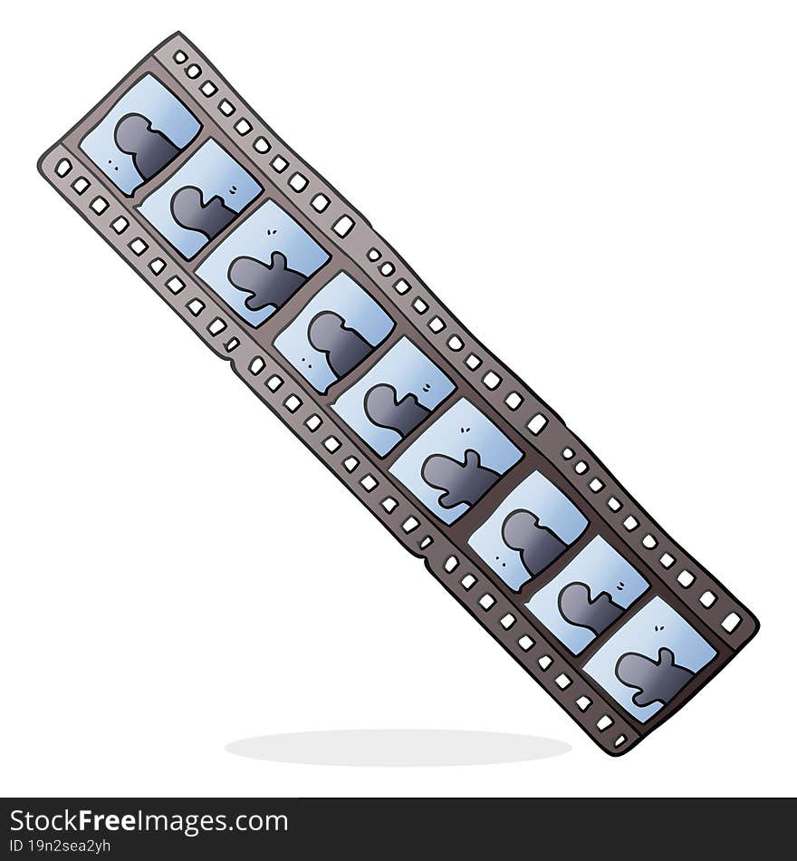 cartoon film strip