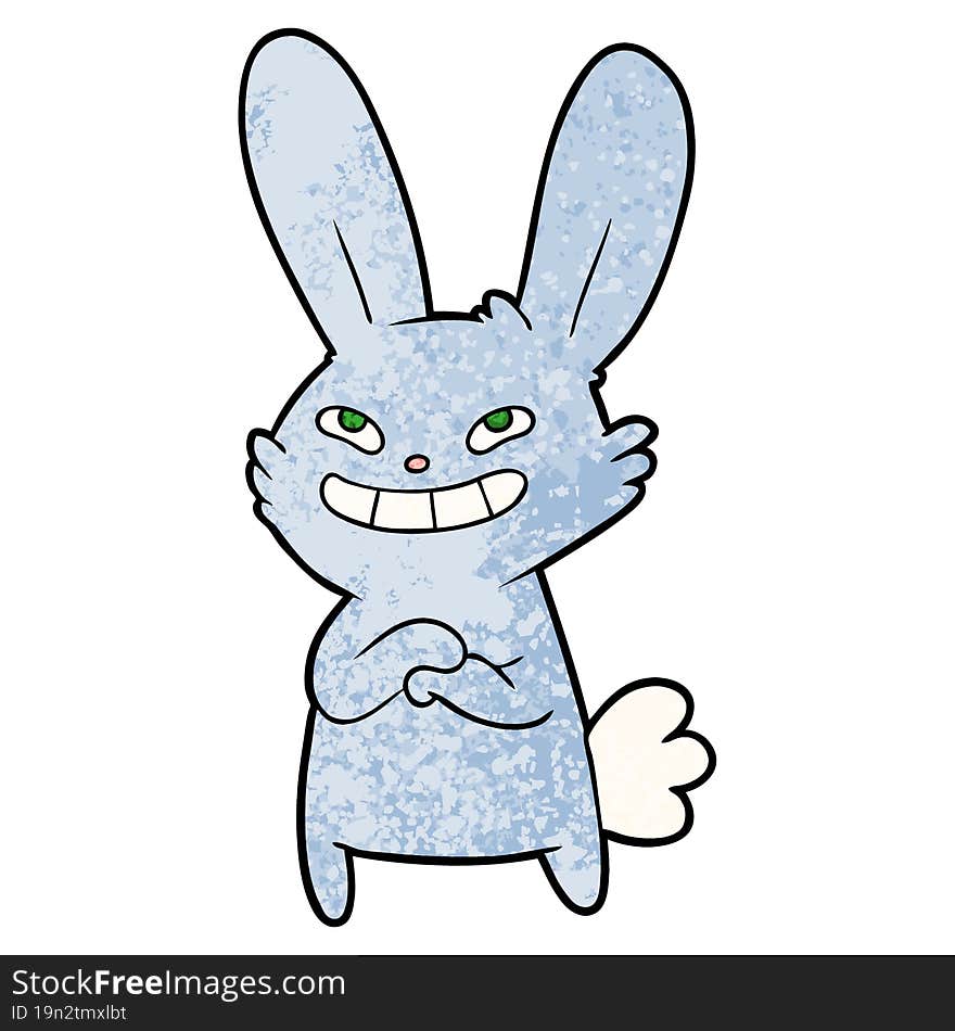 cartoon rabbit. cartoon rabbit