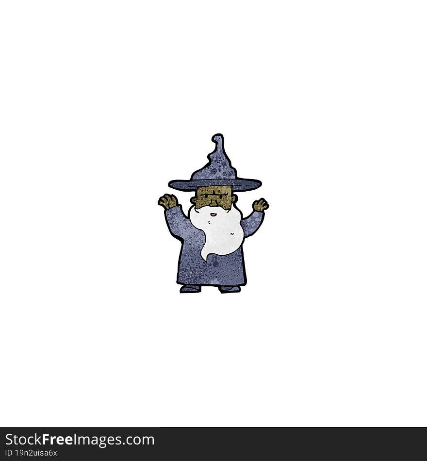 cartoon wizard