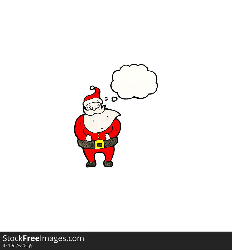 cartoon santa claus