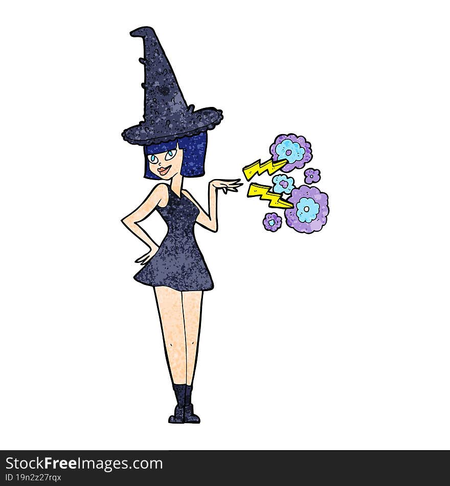 Cartoon Halloween Witch