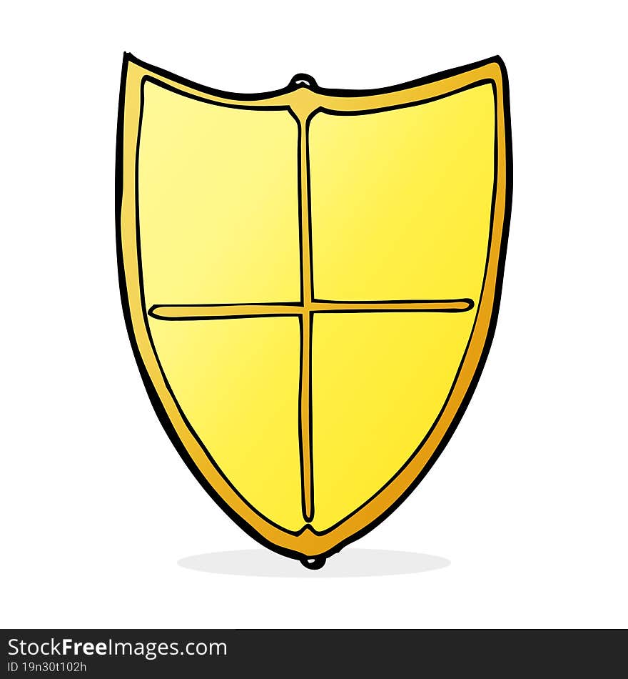 Cartoon Heraldic Shield