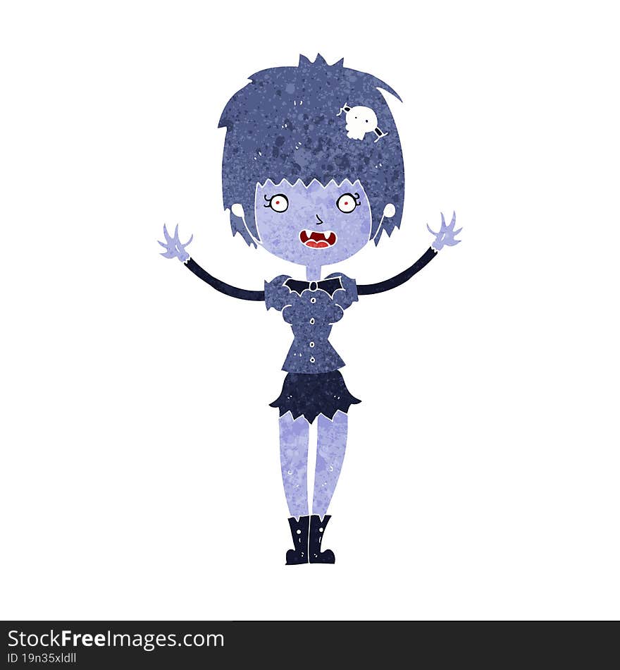 cartoon vampire girl