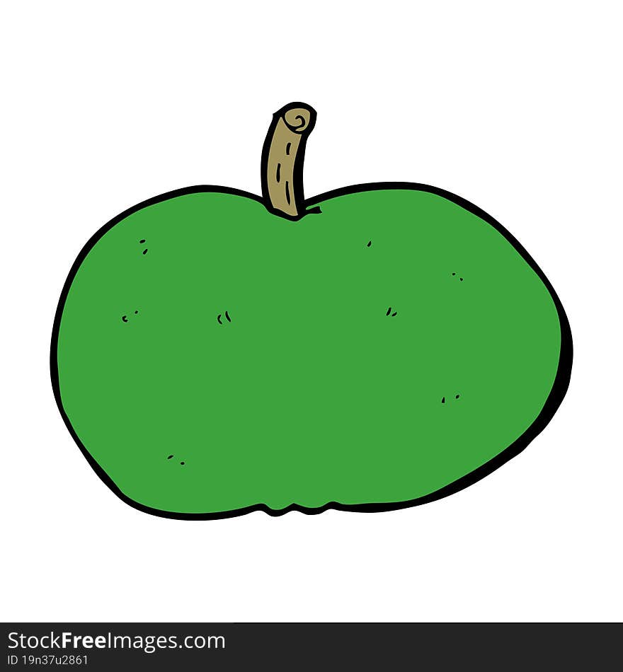 Cartoon Happy Apple