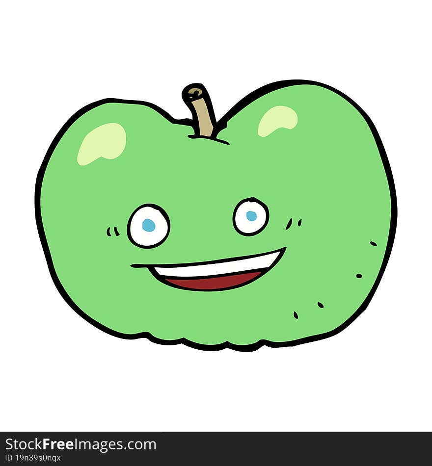 Cartoon Apple