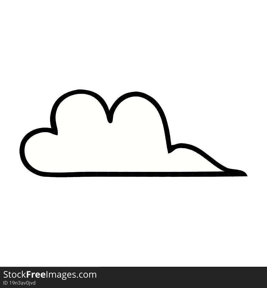 comic book style cartoon cloud