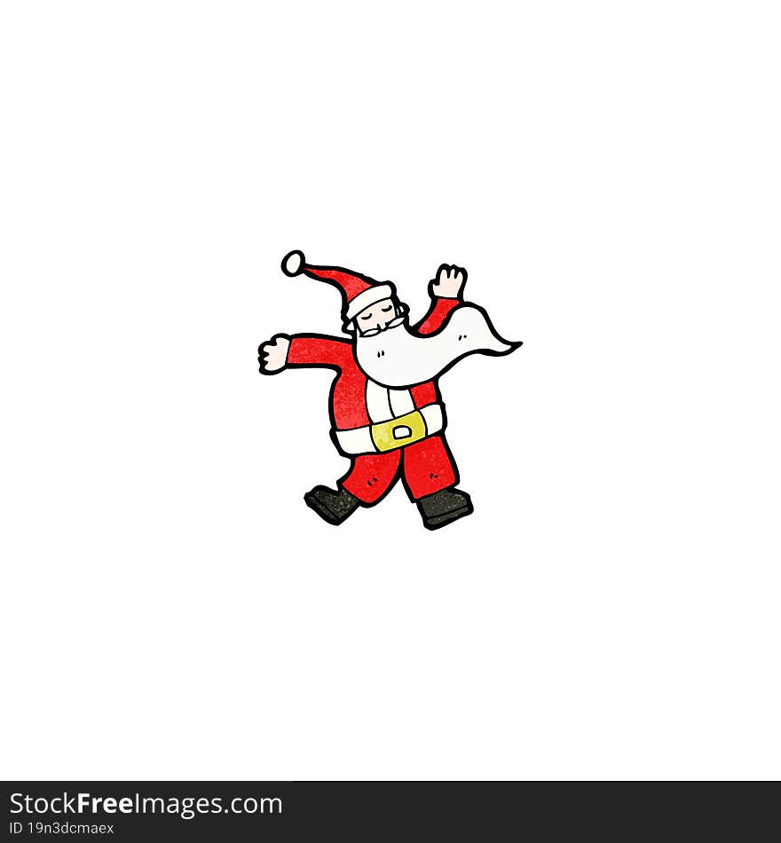 cartoon santa claus