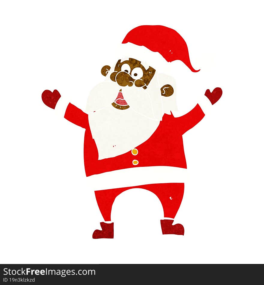 cartoon santa claus