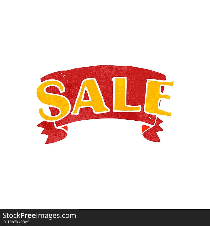 Cartoon Sale Symbol