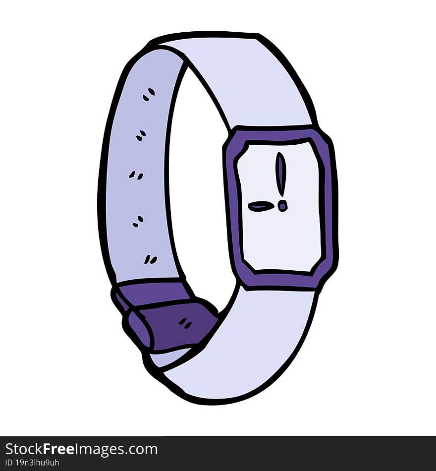 cartoon wrist watch. cartoon wrist watch