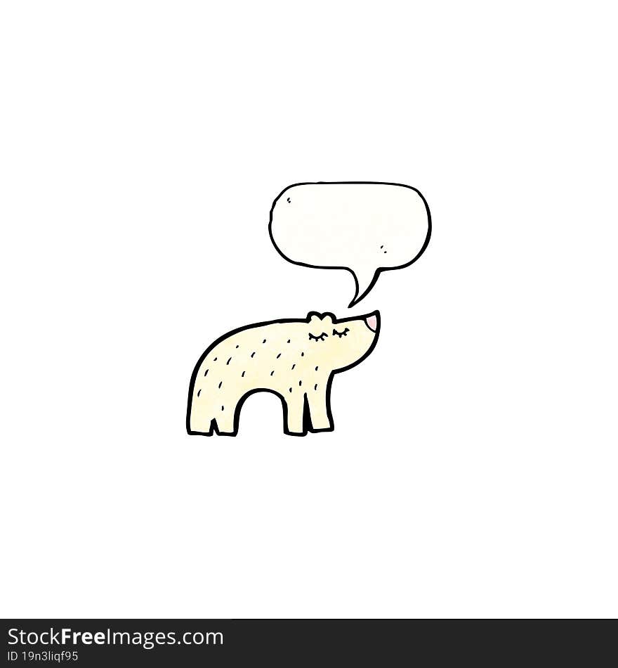 cute polar bear cartoon