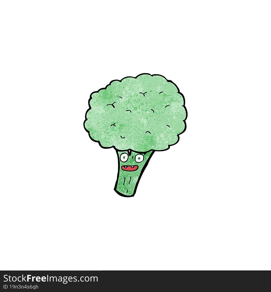 cartoon brocolli