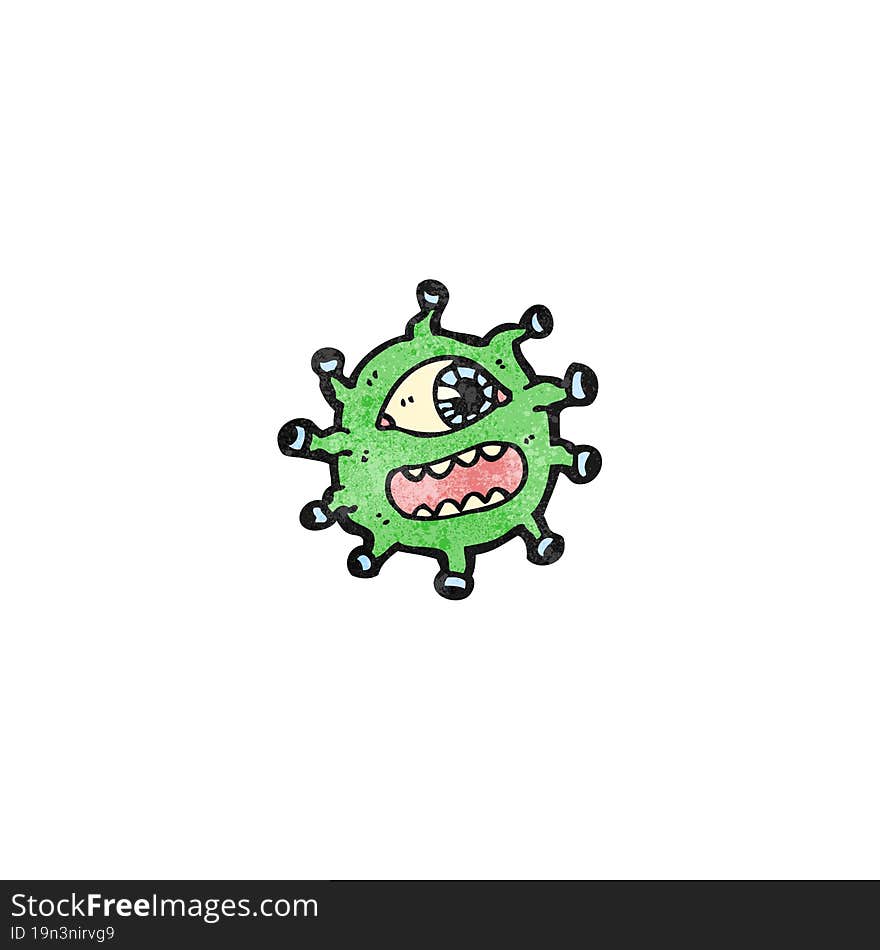 Cartoon Alien Monster