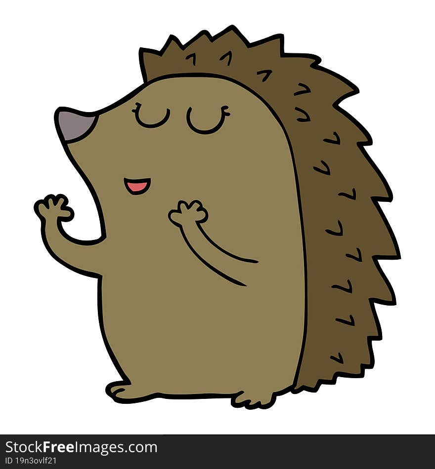 Cartoon Hedgehog