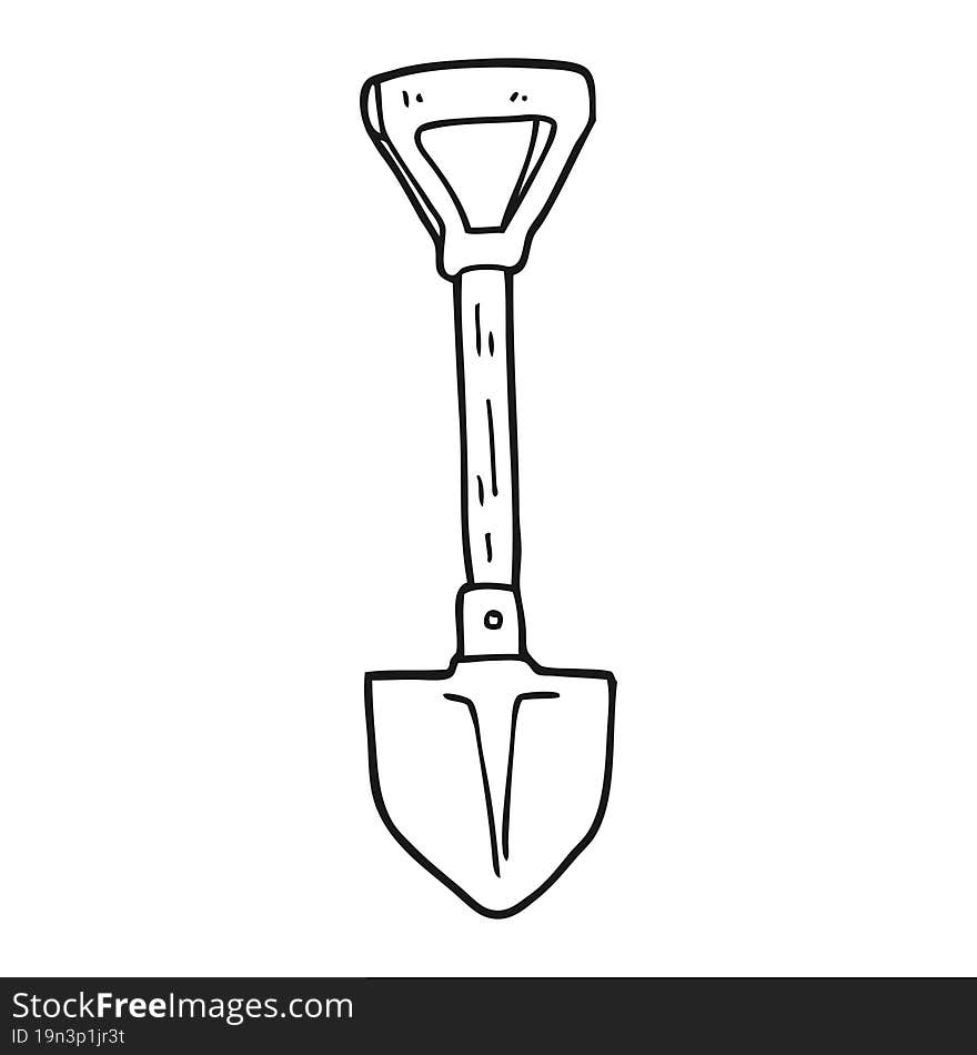 cartoon shovel