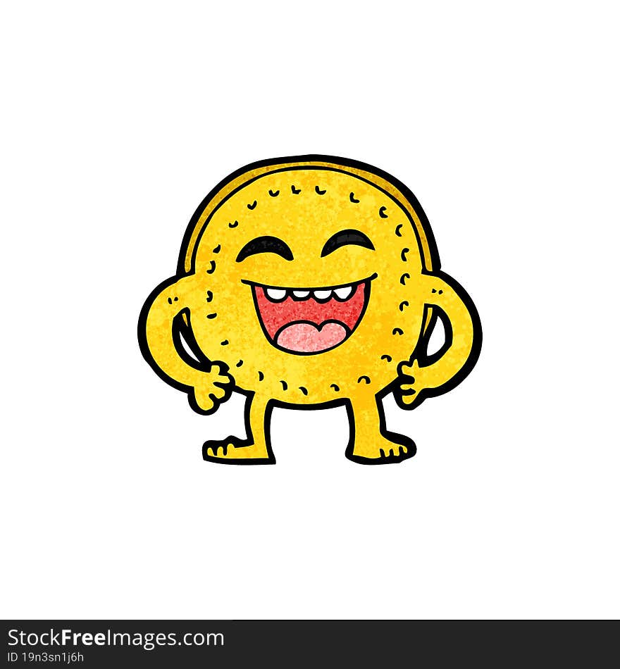 cartoon happy coin