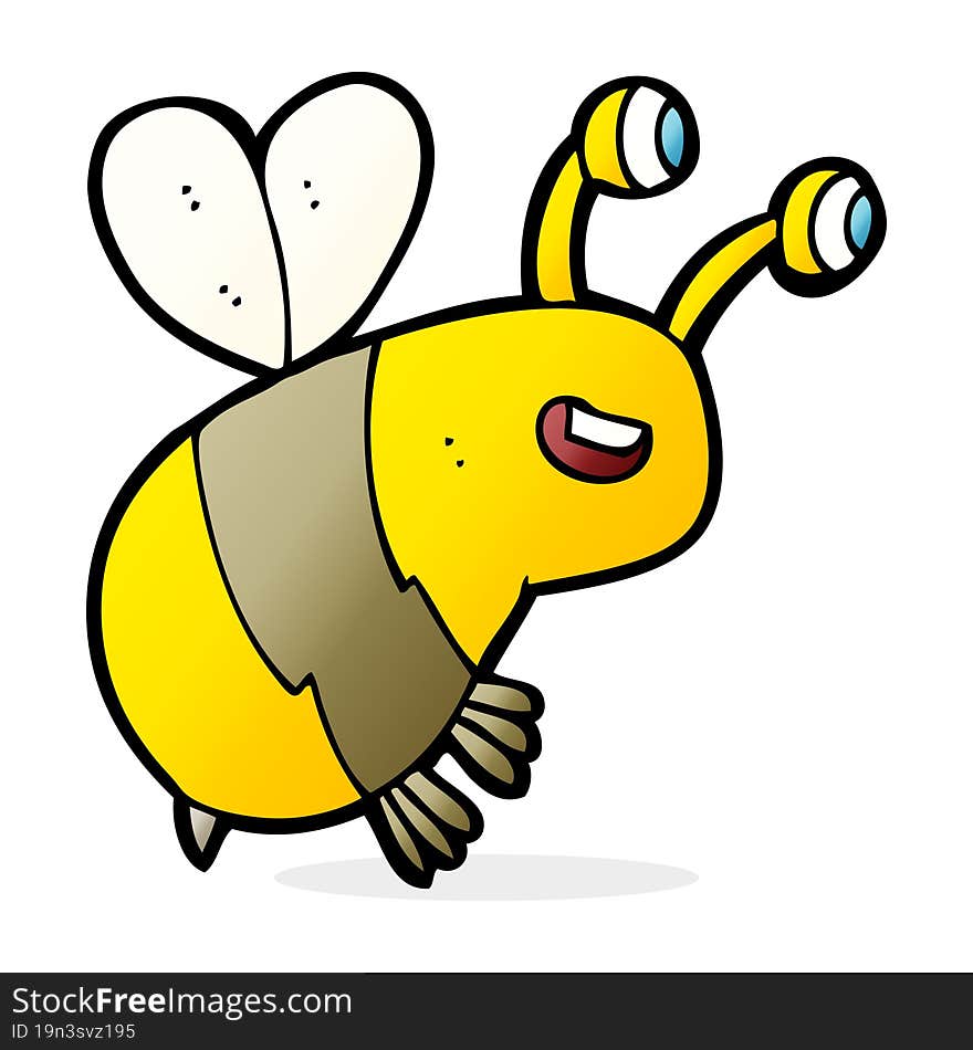 Cartoon Happy Bee