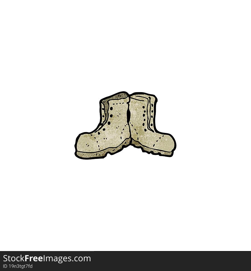 Cartoon Old Boots