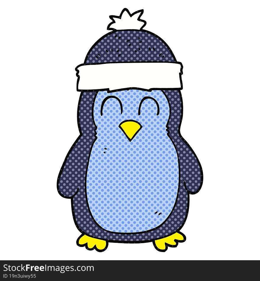 cartoon penguin