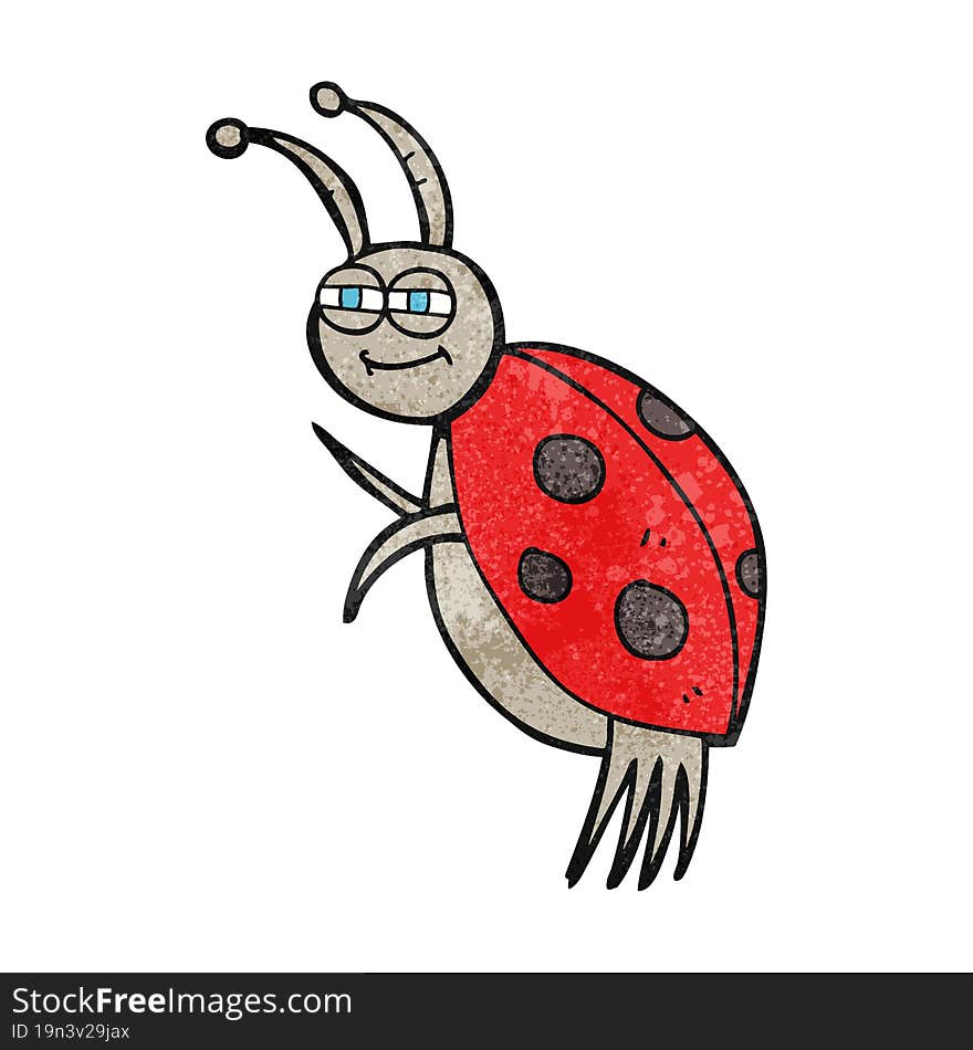 texture cartoon ladybug