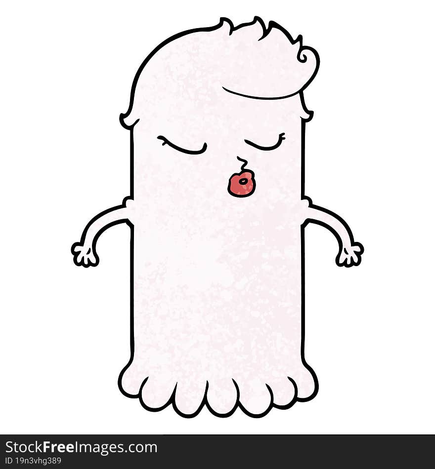 cartoon cute ghost. cartoon cute ghost