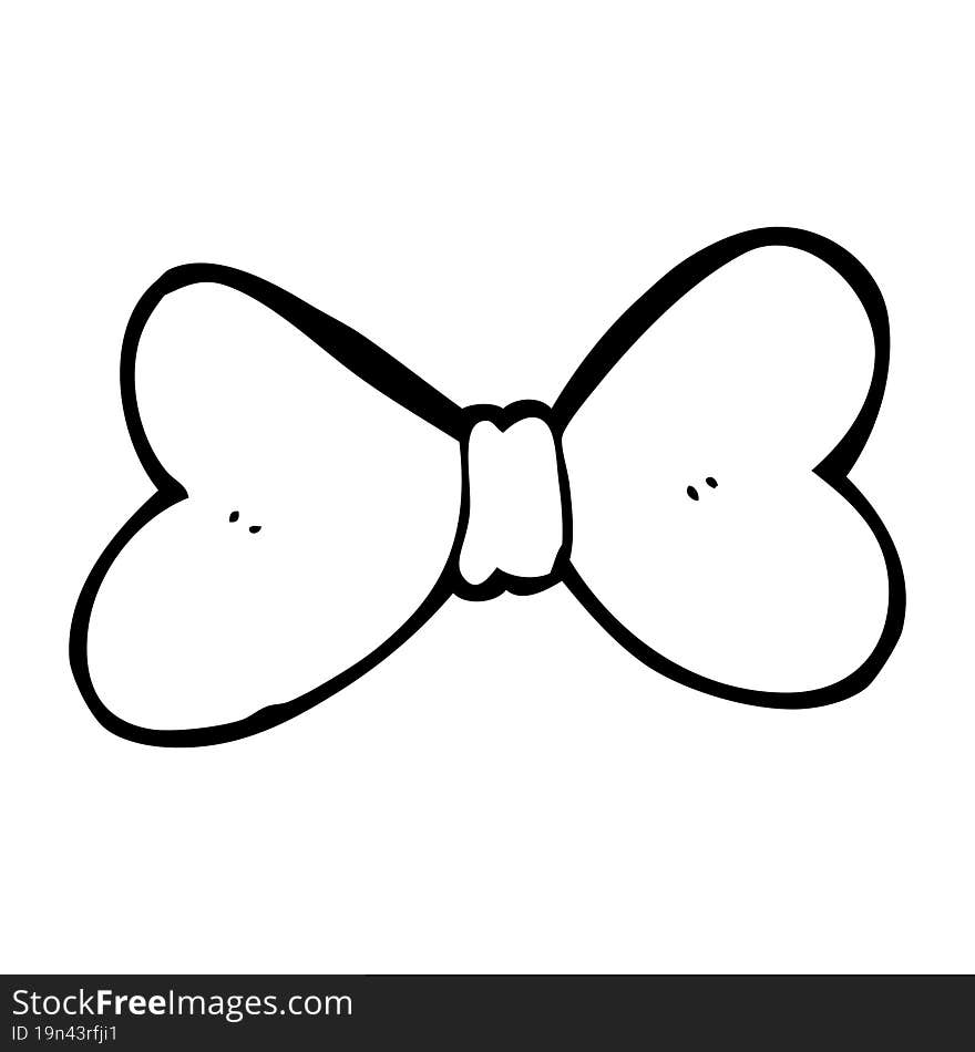 cartoon bow tie