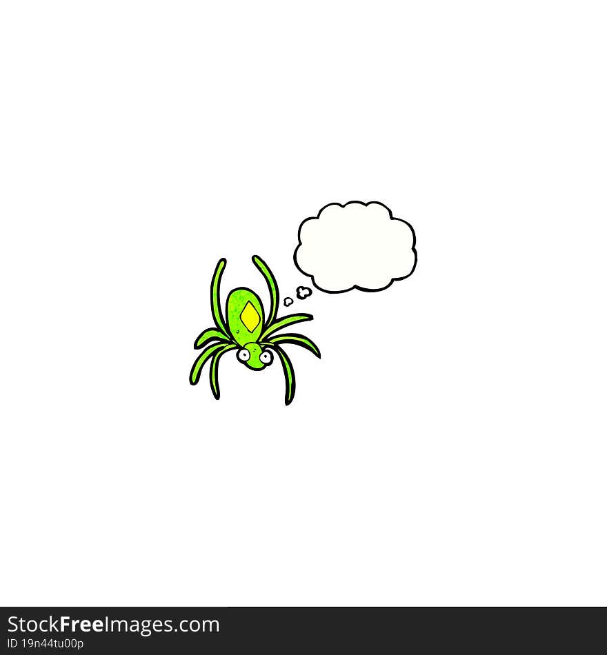 spooky spider cartoon