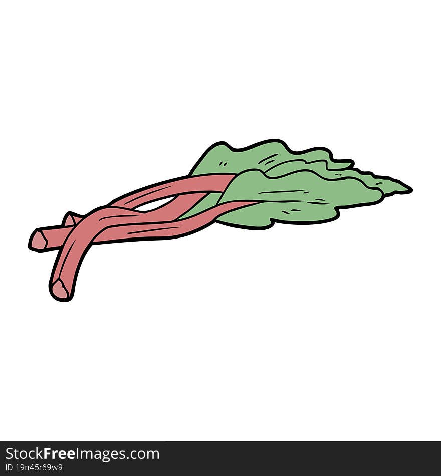 cartoon rhubarb. cartoon rhubarb