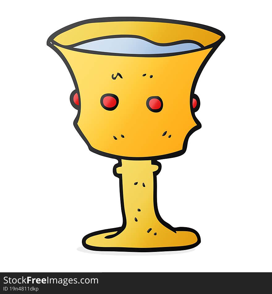 cartoon medieval cup