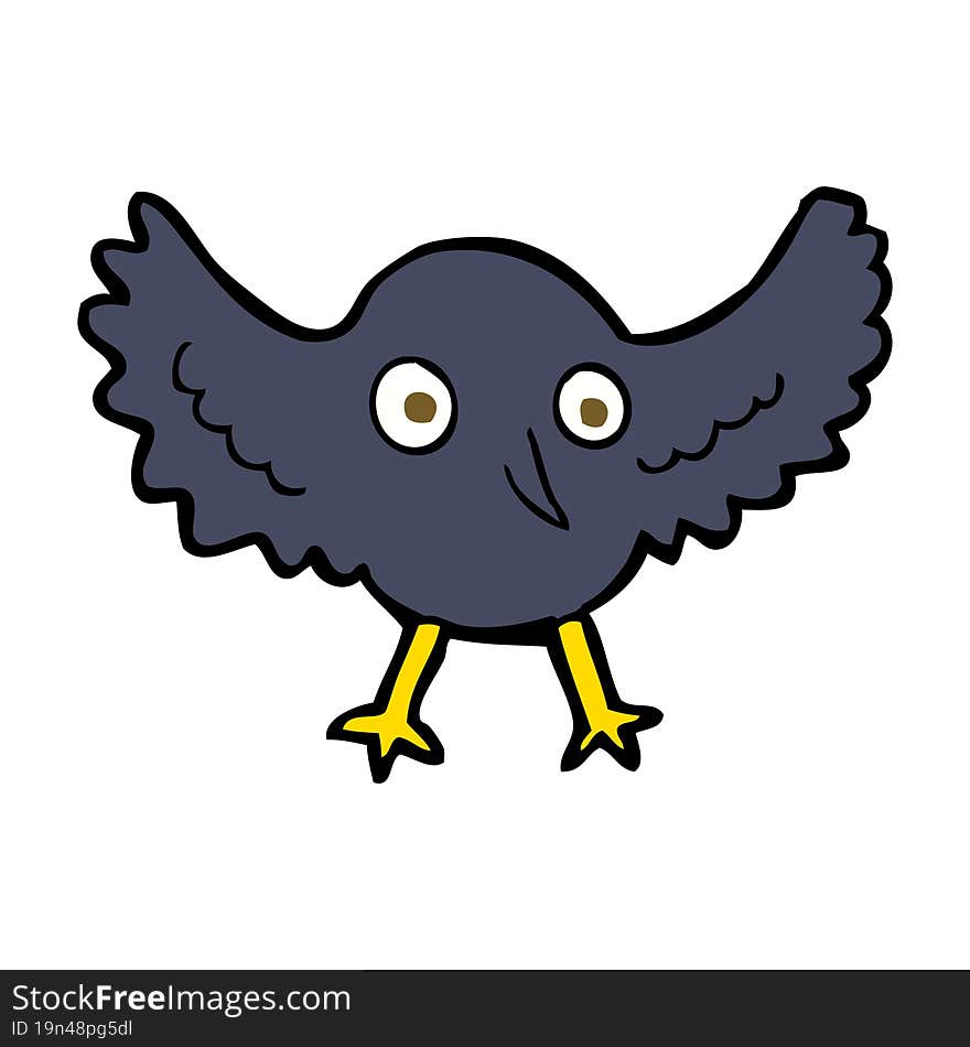 cartoon crow