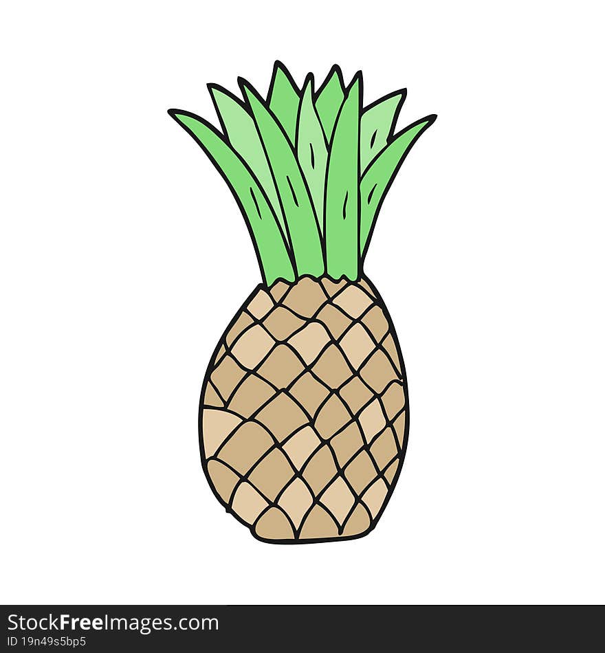 cartoon pineapple