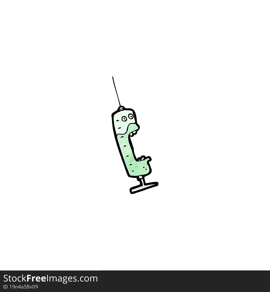 cartoon drugs needle